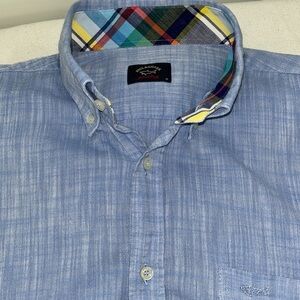 Paul & Shark 100% Cotton Short Sleeved Shirt, Size 40, or Medium. GUC
